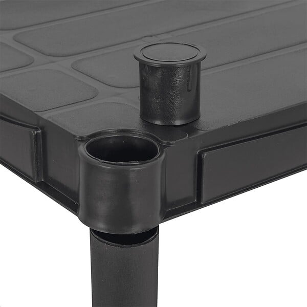 ITOOLS - Etagère résine noire 5 tablettes L61xP31xH172 cm Charge 30kg par tablette ITOOLS - large