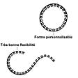 GT GARDEN - Bordure de jardin flexible noire - 5 cm x 10 mètres avec 20 piquets d'ancrage - vignette