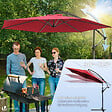 VOUNOT - Parasol deporte 3M Rouge fonce avec housse de protection - vignette