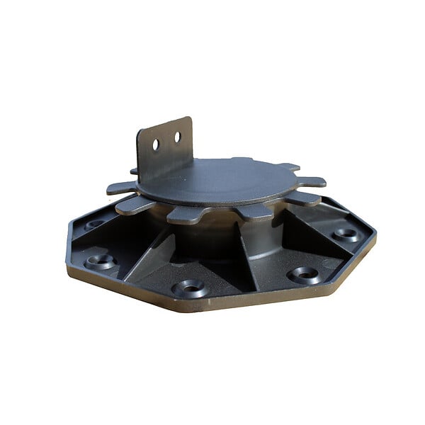 MCCOVER - PLOT RÉGLABLE DE 30 À 60 MM POUR TERRASSE BOIS ET COMPOSITE Noir - large