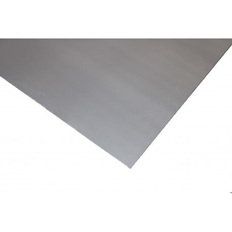 MCCOVER - Crédence réversible en aluminium brossé / aluminium brut- Aluminum brossé, ep.3 mm, l.100 cm, L.200 cm - large