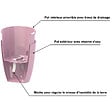 GT GARDEN - Lot de 3 pots pour orchidées avec réserve d'eau - Arte-dea rose transparent 2 litres - vignette