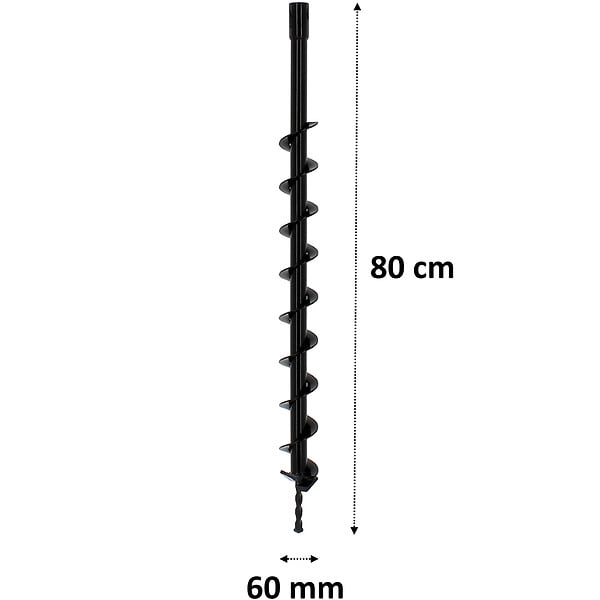 GT MARKET - Mèche de tarière Ø 60 mm avec adaptateur pour perceuse et perforateur SDS-plus - large