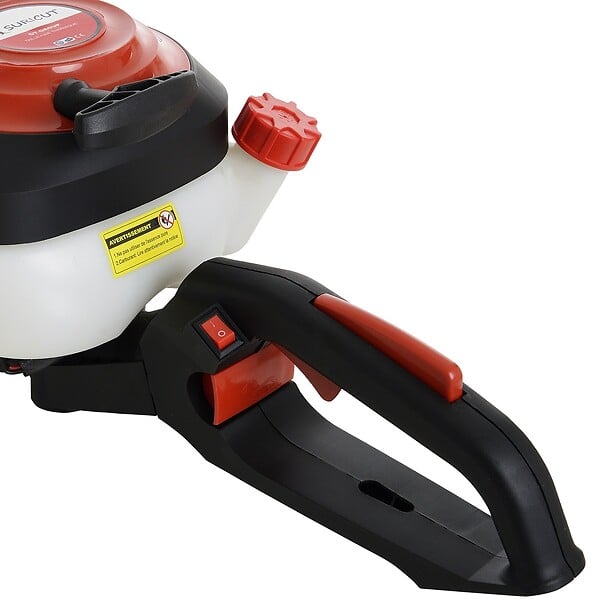 SURICUT - Taille-haies thermique SEMI-PROFESSIONNEL, 25.4 cm3, 1 CV, double lame 75 cm - large