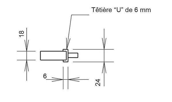 METALUX - Serrure à  larder 3 points coffre 92MTX U7 36mm - METALUX - F1U7360200 - large