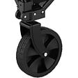 GT GARDEN - Chariot de transport pliable noir - vignette