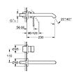 GROHE - Essence Robinetterie 2-trous pour lavabo Taille L, Warm Sunset (19967DA1) - vignette