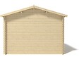 ALTANKA - Abri de jardin en bois - 9m2 - 3x3m - Ep. 28mm - Couleur: naturel - DOM530 - vignette