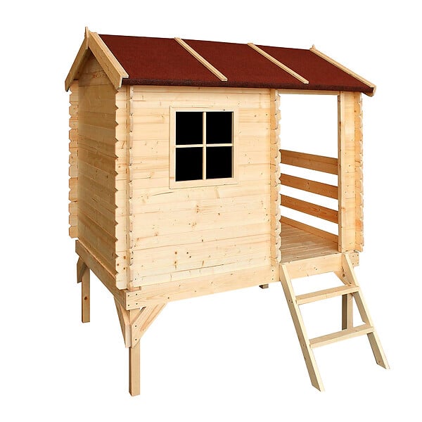 TIMBELA - Timbela M501B Maison en bois pour enfants 182x146xH205cm / 1.1m2 - large