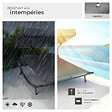 TECTAKE - Transat 2 places noir/gris - vignette