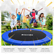 TECTAKE - Trampoline modèle B noir/bleu - vignette
