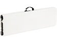 HABITAT ET JARDIN - Ensemble Table de jardin pliante + 2 Bancs pliants " Foldy" - Blanc - vignette