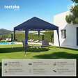 TECTAKE - Tonnelle pliable Linosa 3x3m bleu - vignette