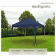 TECTAKE - Tonnelle pliable Linosa 3x3m bleu - vignette