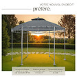 TECTAKE - Tonnelle ⌀ 3,5 m SIANA gris anthracite - vignette