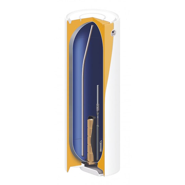 THERMOR - Chauffe-eau DURALIS CONNECT Vertical - 200 l - Vertical mural étroit - Hauteur : 1475 mm - réf : 271094 - THERMOR - large