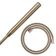 HANSGROHE - Pommeau de douche HANSGROHE Pulsify S 100 EcoSmart bronze brossé + flexible de douche HANSGROHE Designflex 160 cm bronze brossé - vignette