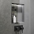 MARMOX - Duo de niches à carreler étanche U-Tile DUONICHE30/30 - Format intérieur 30x30cm - Profondeur 9cm - vignette