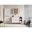 NATUREL - Naturel Armoire à miroir Naturel Stilla + LED 60x60 cm blanc (STILLAE06017) - vignette