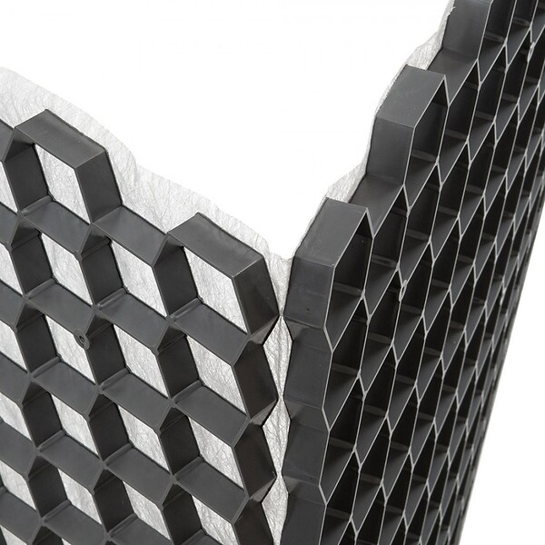 ART GARDEN - Pack de stabilisateurs doubles 50m² (53 plaques) Gris – 120x80x2cm - large