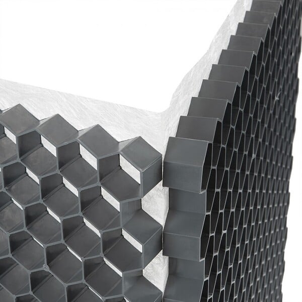 ART GARDEN - Stabilisateur de gravier 1,92 m² - Gris - 120 X 160 X 3 cm Gris - EASYSTAB - large