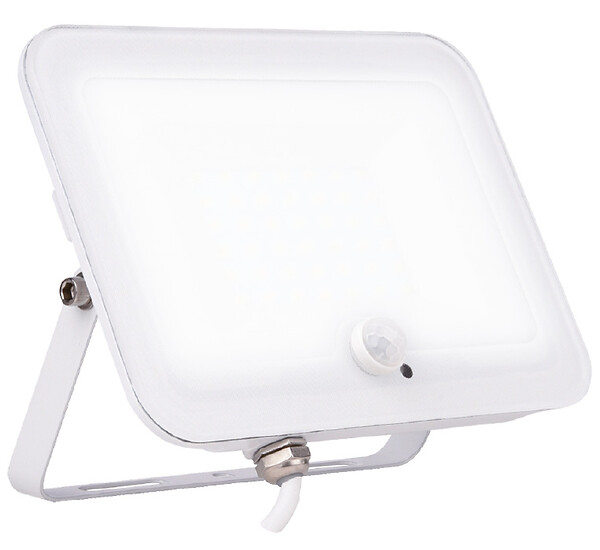 VOLTMAN - Projecteur plat + détecteur de mouvement IP65 2000lm - Blanc - Voltman - large