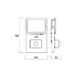 SYLVANIA - Projecteurs Sylvania SylFlood IP54 PIR Noir  0047115 - vignette
