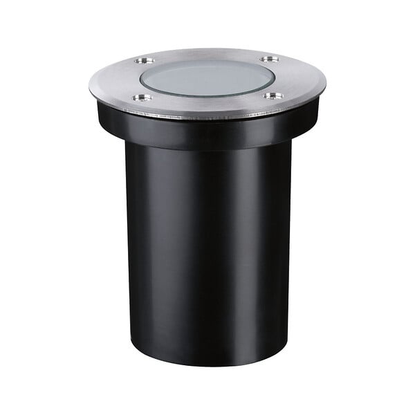 PAULMANN - Encastré de sol Floor Extérieur - Paulmann - 94390 - 230V - D.105mm - max.10W - GU10 - gradable - IP65 - Acier - large