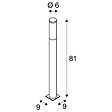 SLV - Borne extérieure SLV BIG NAILS inox 304, E27, 15W - Hauteur 80 cm - vignette