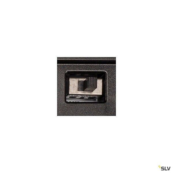 SLV - Borne extérieure SLV L-LINE OUT 50 horizontale avec LED intégrée, anthracite, Hauteur 80 cm pour éclairage extérieur - large