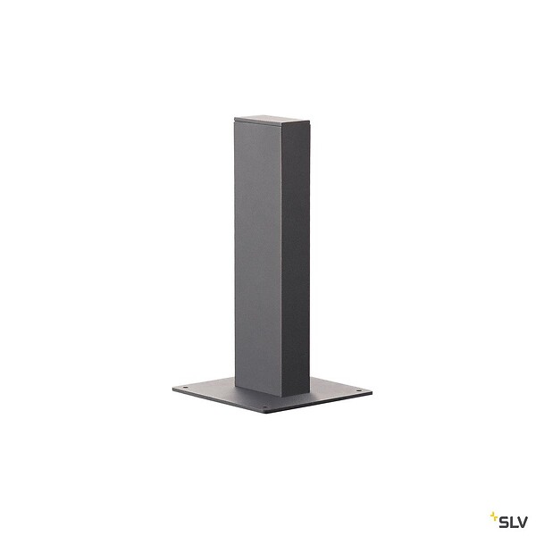 SLV - Borne extérieure SLV H-POL anthracite avec LED, Hauteur 30 cm - large