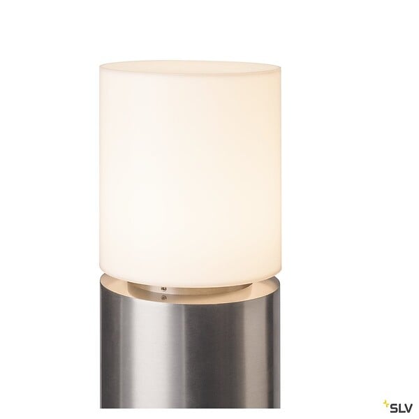 SLV - Borne extérieure SLV ROX ACRYL inox, E27, 20W pour jardin - Hauteur 60 cm - large