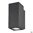 SLV - Applique extérieure SQUARE, carré, anthracite avec LED intégrée, 35W, 3000K/4000K, IP65 - Taille S - vignette