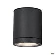 SLV - Plafonnier extérieur rond SLV ENOLA ROUND, anthracite, avec LED intégrée - Diamètre Ø 10 cm - vignette