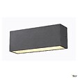 SLV - Applique extérieure SLV SITRA CUBE Up/Down anthracite avec LED intégrée - Taille L - 30 cm - vignette