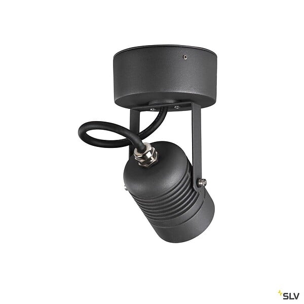 SLV - Applique extérieure SLV LED SPOT, anthracite, LED, 6W, 3000K, IP55 - large
