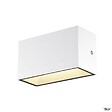 SLV - Applique extérieure SLV SITRA CUBE Up/Down blanc avec LED intégrée - Taille M - 20 cm - vignette