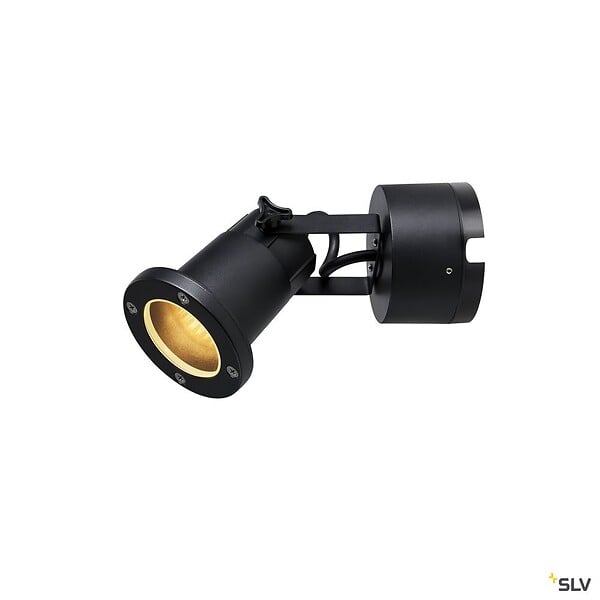 SLV - Applique et plafonnier extérieur SLV NAUTILUS 25, noir, GU10, 11W max, IP54 - large