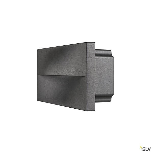 SLV - Encastré mural extérieur avec LED intégrée SLV ADI, anthracite, 18W, 3000K, IP55 - large