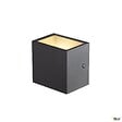 SLV - Applique extérieure SLV SITRA CUBE, anthracite, avec LED intégrée, 10W, 3000K, IP44 - vignette