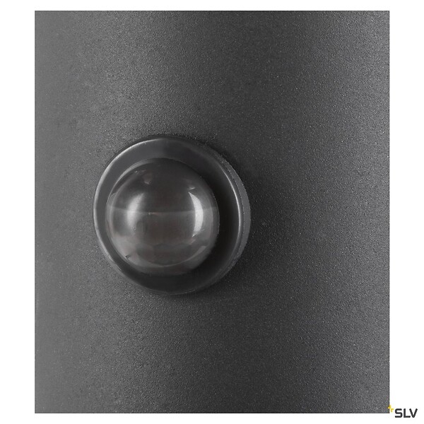 SLV - Applique extérieure SLV OVALISK SENSOR, anthracite, LED, 9,6W, IP65, détecteur de mouvement - large
