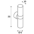 SLV - Applique extérieure SLV ASTINA, GU10/TCR50-SE, 2x 11W max, IP44 - Blanc - vignette