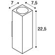 SLV - Applique extérieure SLV THEO UP/DOWN, blanc, GU10/QPAR51, 2x 35W max, IP44 - vignette