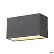 SLV - Applique extérieure SLV SITRA CUBE Up/Down anthracite avec LED intégrée - Taille M - 20 cm - vignette