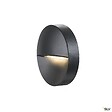 SLV - Applique extérieure SLV DOWNUNDER OUT, rond, anthracite, LED, 4,5W, 3000K/4000K, IP65 - vignette