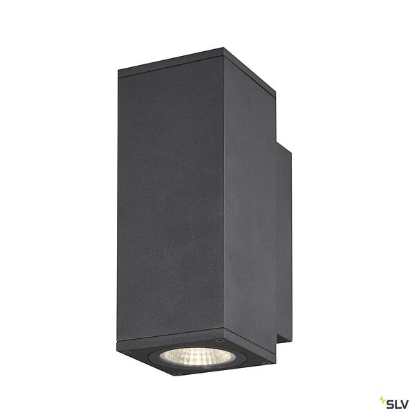 SLV - Applique extérieure ENOLA SQUARE UP/DOWN, carré, anthracite, LED, 53W, 3000K/4000K, IP65 - Taille S - large