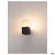 SLV - Applique extérieure SLV GRAFIT, carré, anthracite, E27/TC-DSE, 11W max, IP44 - vignette