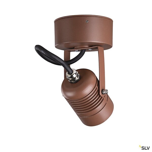 SLV - Applique extérieure SLV LED SPOT, rouille, LED, 6W, 3000K, IP55 - large