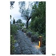 SLV - Borne extérieure SLV RUSTY SLOT 50 avec LED intégrée, coloris fonte rouillée - Hauteur 50 cm - vignette