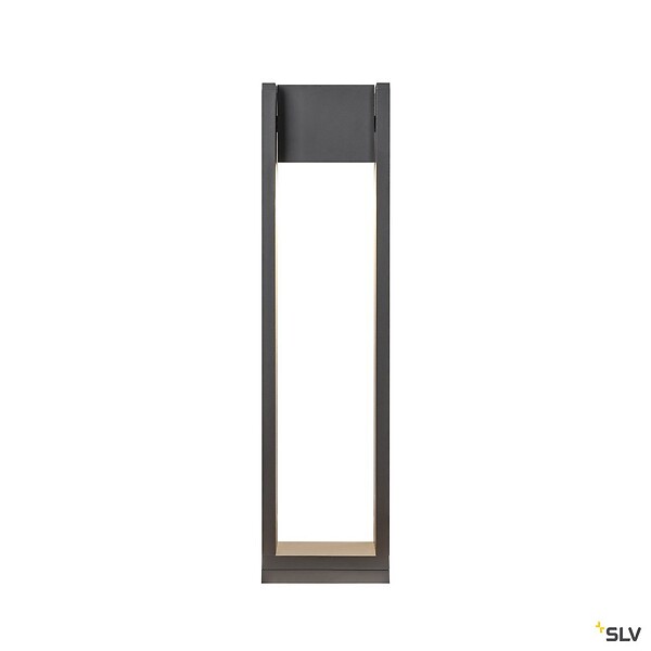 SLV - Borne extérieure SLV QUAD POLE, anthracite, LED intégrée, 18W, 3000K, IP65 - large